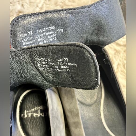 Dansko Gray Ankle Strap Loafers - Picture 8 of 8